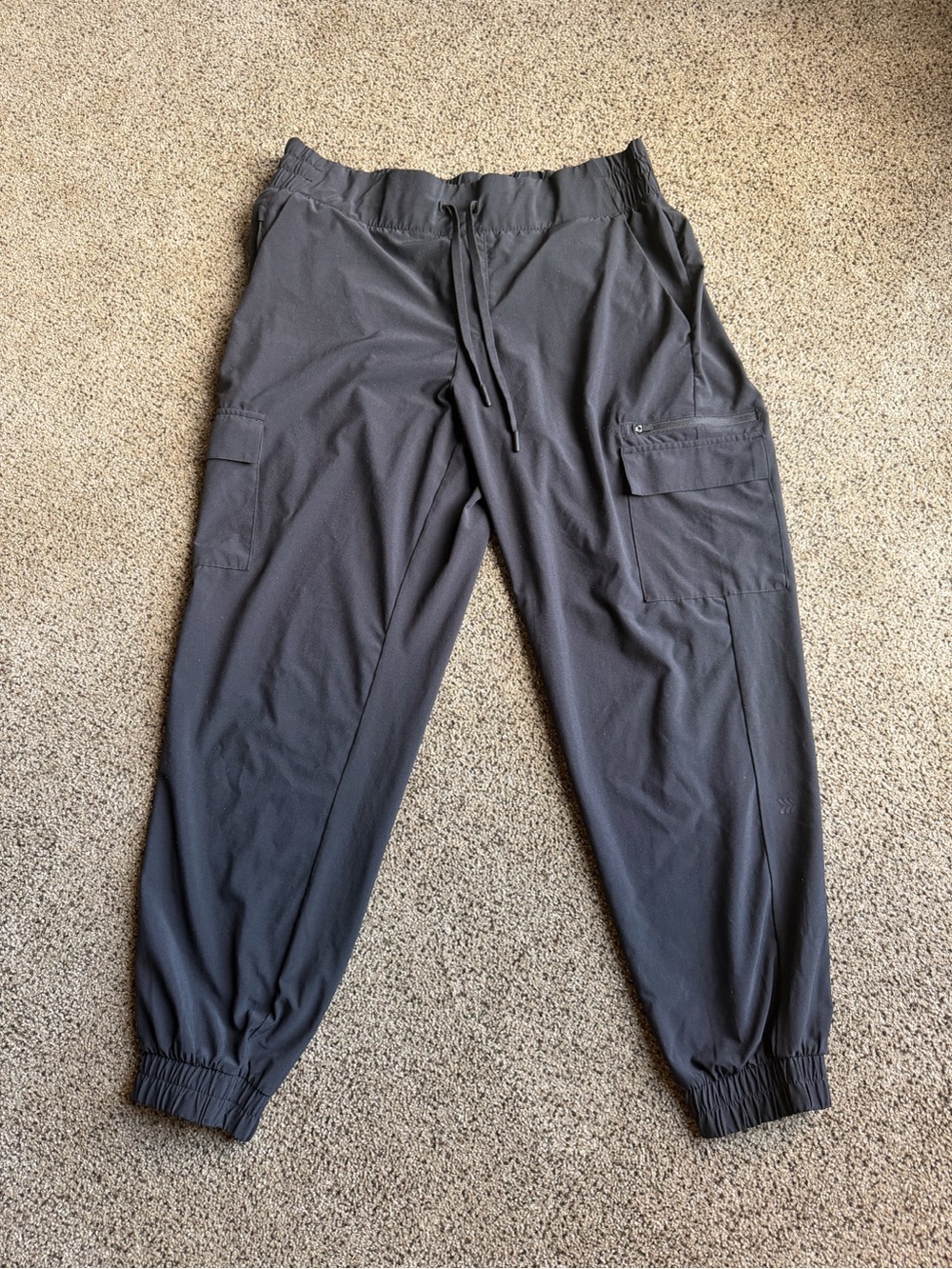 all in motion Black Large Women's Cargo Joggers